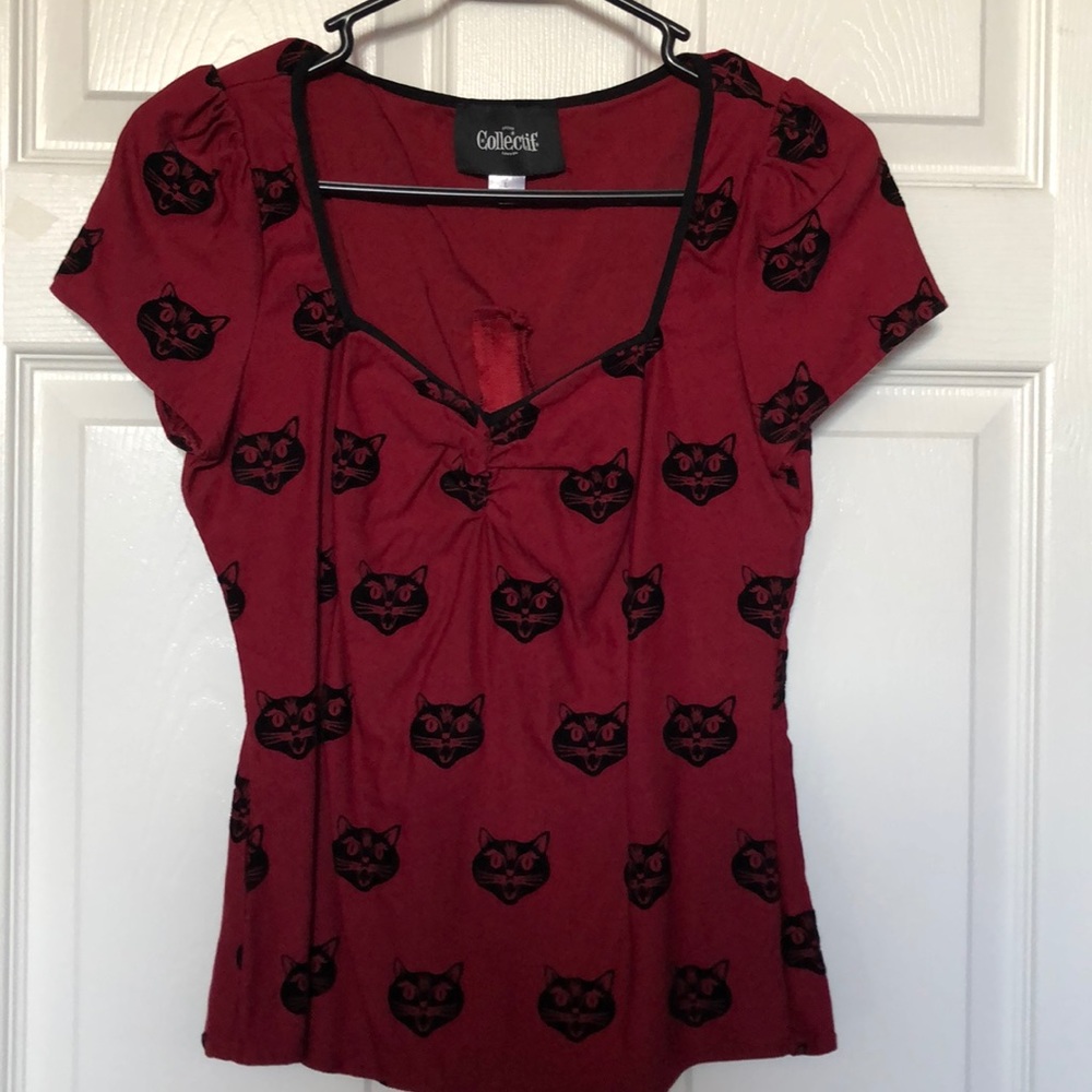 Collectif Red Cat Top